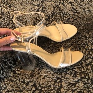 MOVING SALE! Michael Kors Clear Heel Sandal